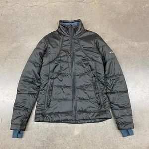 Columbia Puffer Jacket Y2K Insulated Winter Coat women's Size M Black